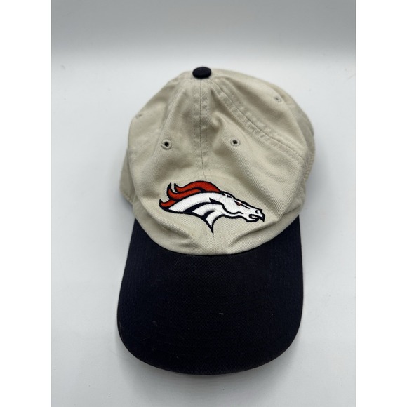 twins enterprise Other - VTG 90s Twins Enterprise NFL Official Denver Broncos Hat Snapback Cap Beige Navy